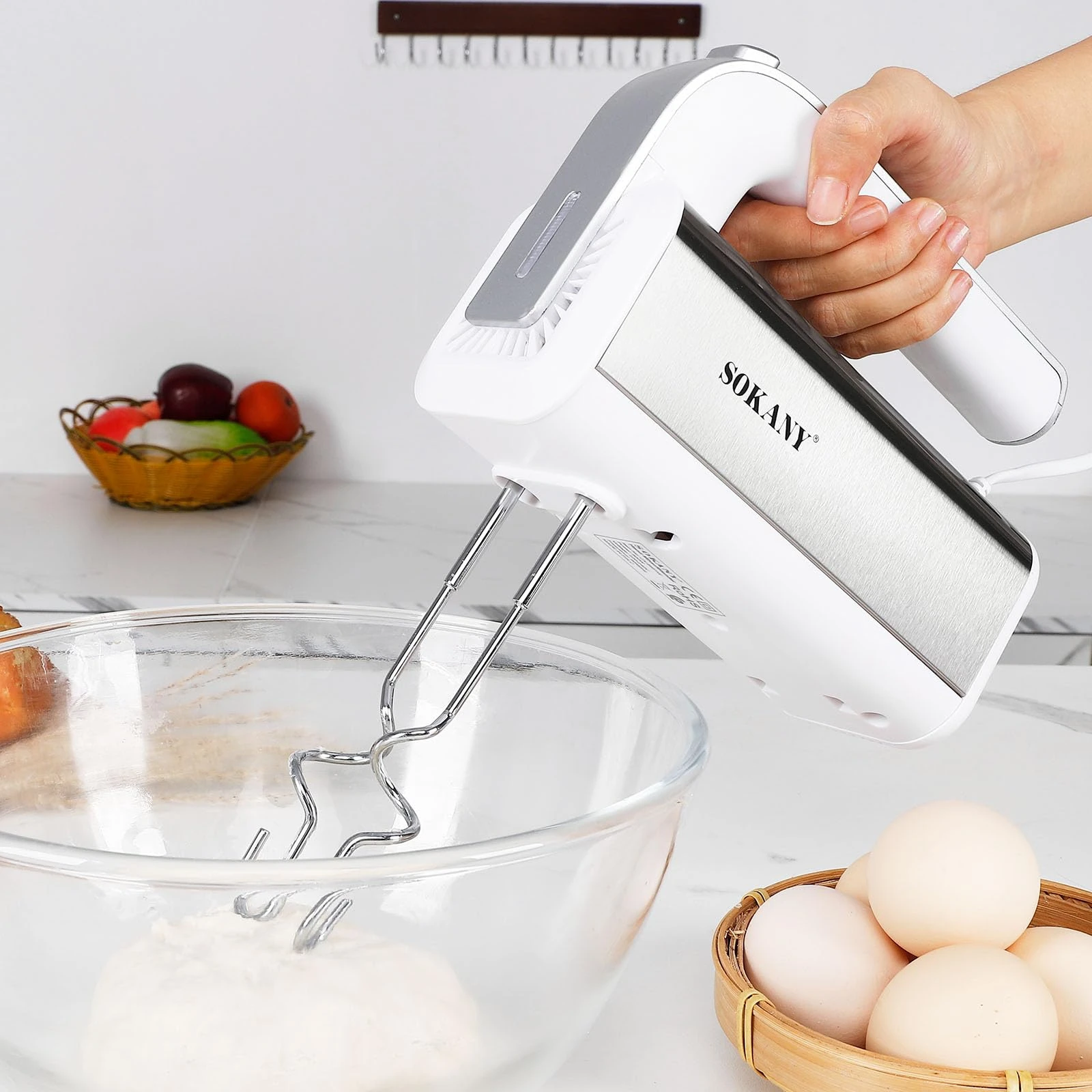 مضرب خفق بيض وخلاط كهربائي (Hand Mixer) من العلامة التجارية JAMAKY.